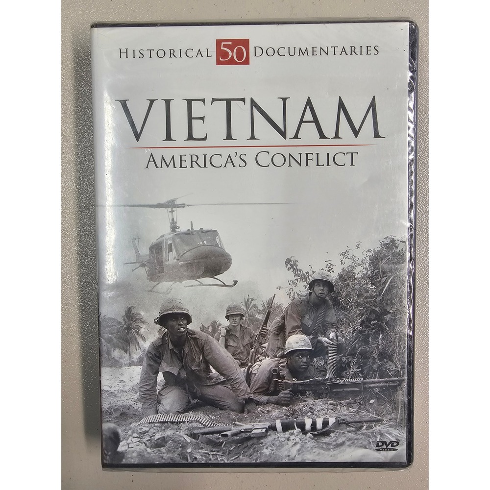 Vietnam Americas Conflict 50 Historical Documentaries 4-Disc DVD Set NEW SEALED